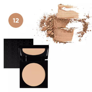 Smooth Perfection Silk Finish Pressed Powder #12 by RVB Lab The Make Up, open with smooth silk finish visible.