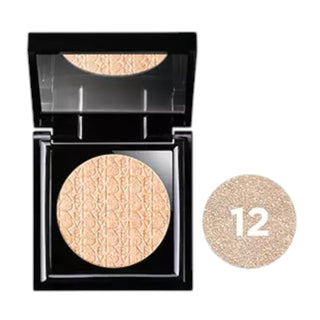 RVB The Make Up Mono Eyeshadow Pearly Sparkly Sand #12 in a single palette.