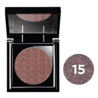 RVB The Make Up Mono Eyeshadow Satin Stormy #15 in a single palette.