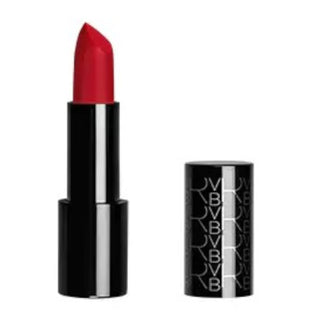 RVB The Make Up Hydra Boost Creamy Lipstick #55, with lid off, showcasing the lipstick bullet in apple red.