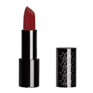 RVB The Make Up Hydra Boost Creamy Lipstick #56, with lid off, showcasing the lipstick bullet in mulberry.