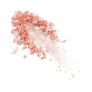 Swatch of Bodyography Glitter Pigment in Stratus (Champagne Pink).