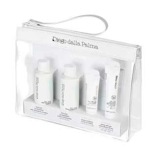 Icon Travel Kit by Diego Dalla Palma with mini skincare essentials.