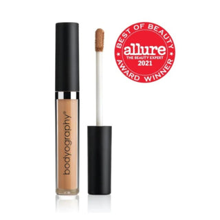 Skin Slip Full Coverage Concealer #M3 Cool Medium by Bodyography open with applicator.