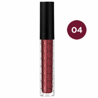 Ever & Ever Liquid Matte Long Lasting Lipstick in shade 04 Marsalla, in a sleek clear tube.