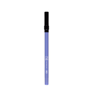 RVB LAB eye pencil packaged in a light periwinkle in shade indigo with cap on. 