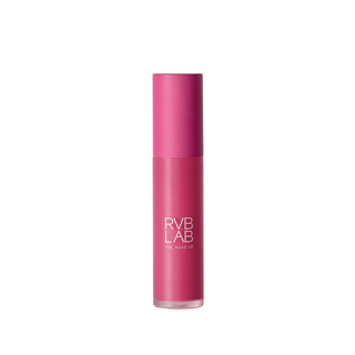 RVB LAB fuchsia pink lip gloss in sleek matte tube packaging and bright pink lid, ideal for long-lasting hydration and smooth application.
