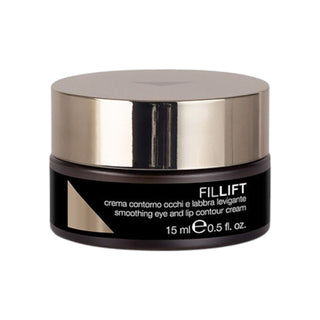 FilLift Smoothing Eye and Lip Contour Cream 30ml by Diego Dalla Palma in a black and gold pot.
