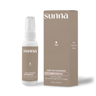 SunnaTan Face Tan Water Light-Medium 60mL