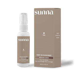 SunnaTan Face Tan Water Medium-Dark 60mL