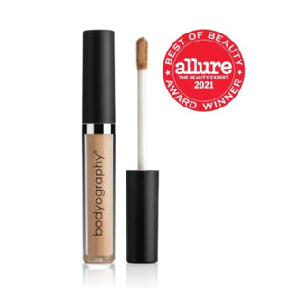 Skin Slip Full Coverage Concealer #M2 Neutral Medium by Bodyography open with applicator.