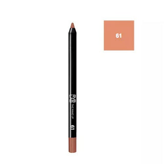 Water-resistant lip pencil in shade Biscuit (#61) by RVB The Make Up.