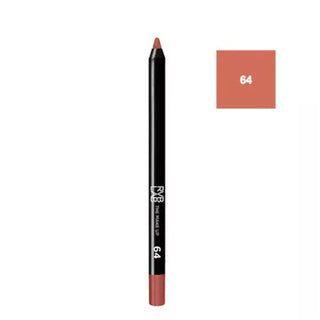 Water-resistant lip pencil in shade Terracotta (#64) by RVB The Make Up.