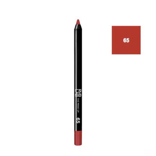 Water-resistant lip pencil in shade Marsala (#65) by RVB The Make Up.