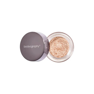 Bodyography Glitter Pigment in Sparkler (Peach Gold).